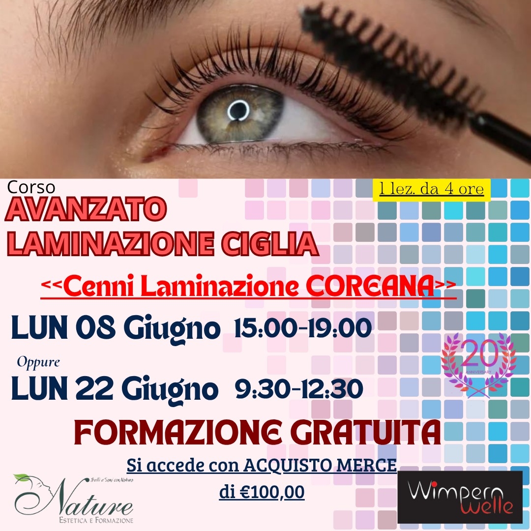 Laminazione Ciglia Avanzato